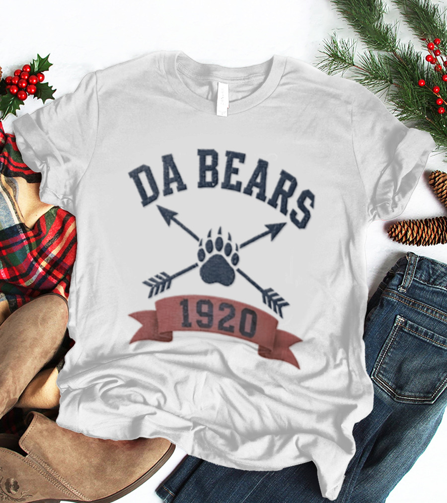 Chicago Bears Da Bears 1920 Paw Crossed Arrows T-Shirt