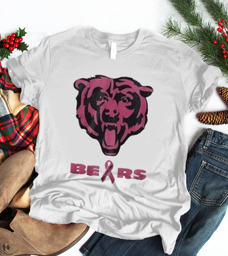 Chicago Bears Real Fans Wear Pink Breast Cancer Awareness 2026 T-Shirt