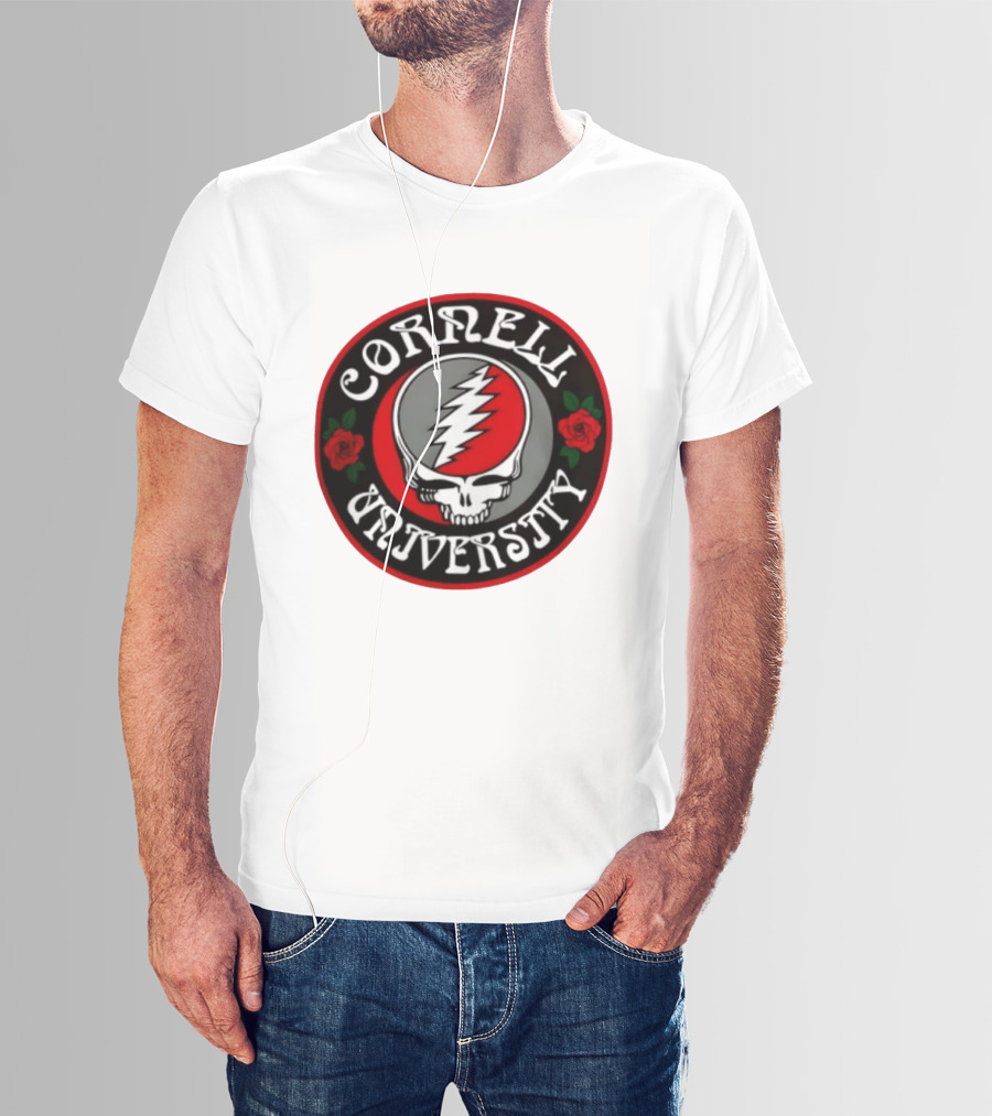 Cornell University Grateful Dead Steal Your Face Roses 2026 T-Shirt