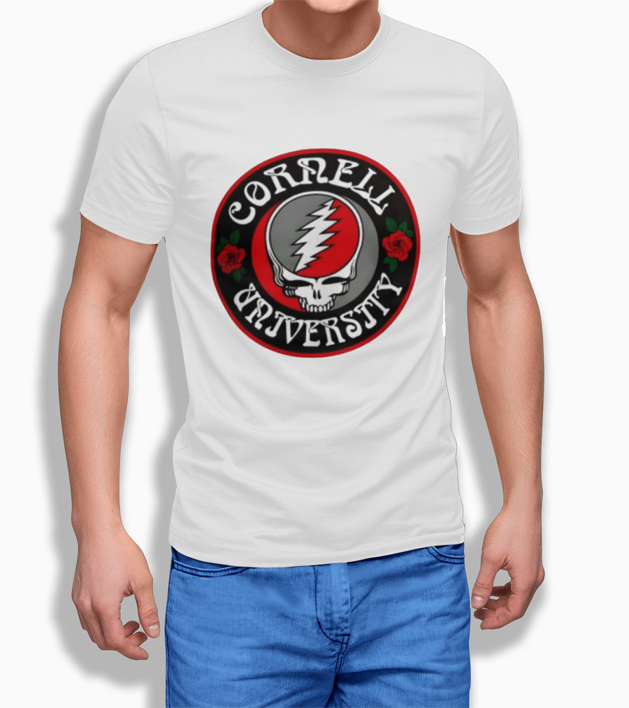Cornell University Grateful Dead Steal Your Face Roses 2026 T-Shirt