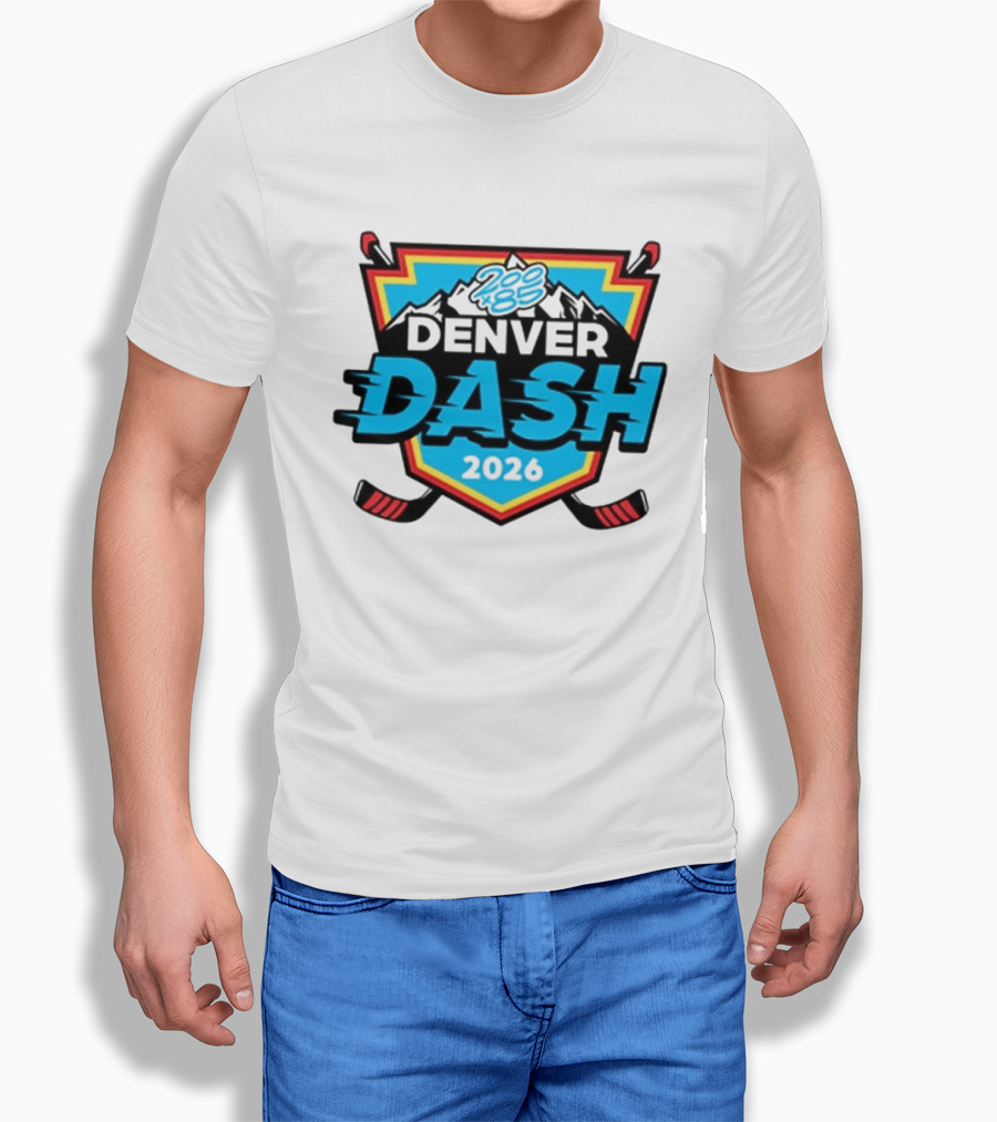 Denver Dash 2026 200×85 Tournament Series Hockey Event T-Shirt