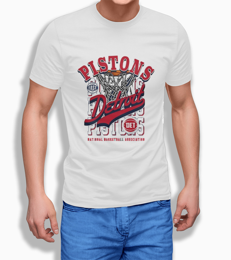 Detroit Pistons The East National Basketball Association Basketball T-Shirt