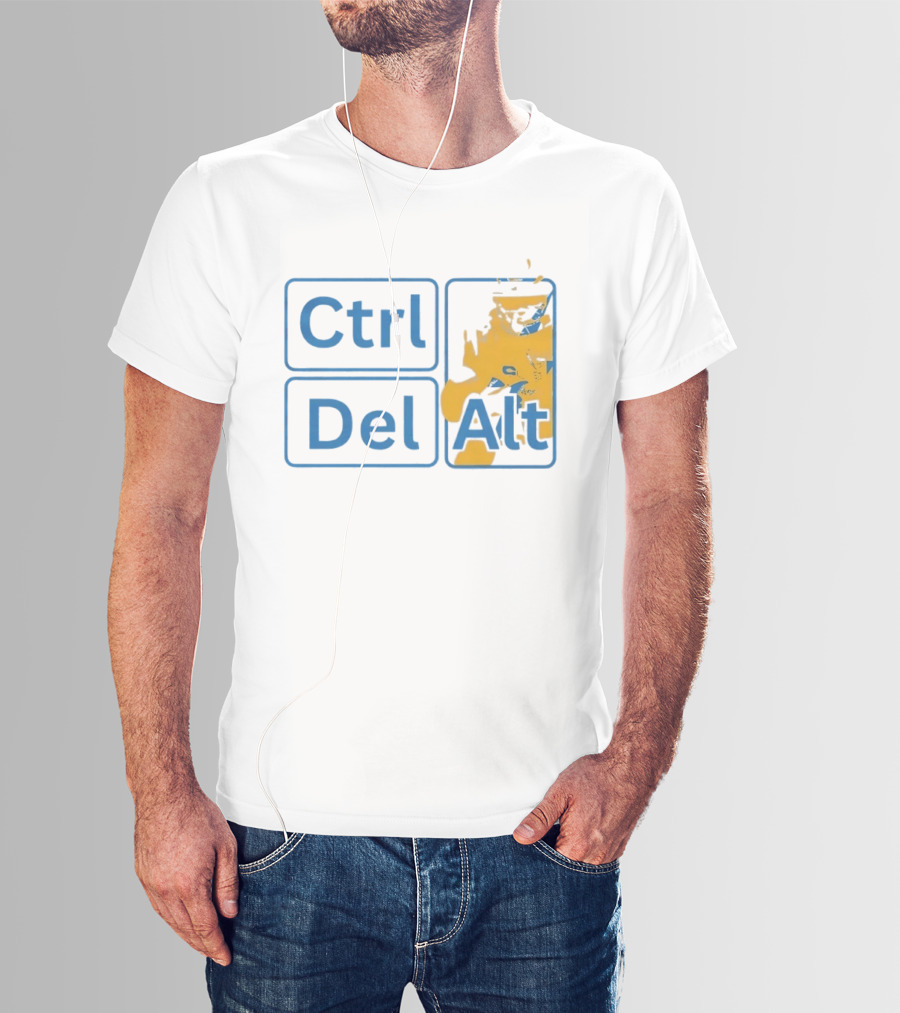 Los Angeles Football Ctrl Del Alt Gaming Keyboard Sports T-Shirt