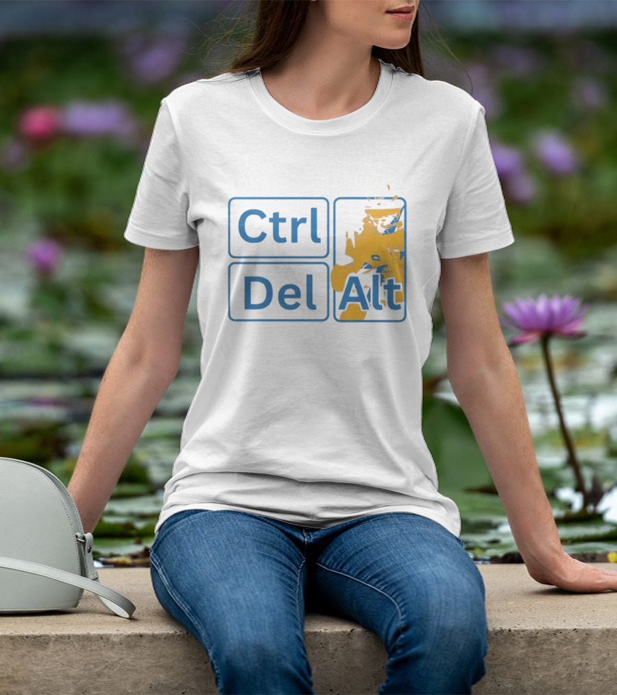 Los Angeles Football Ctrl Del Alt Gaming Keyboard Sports T-Shirt