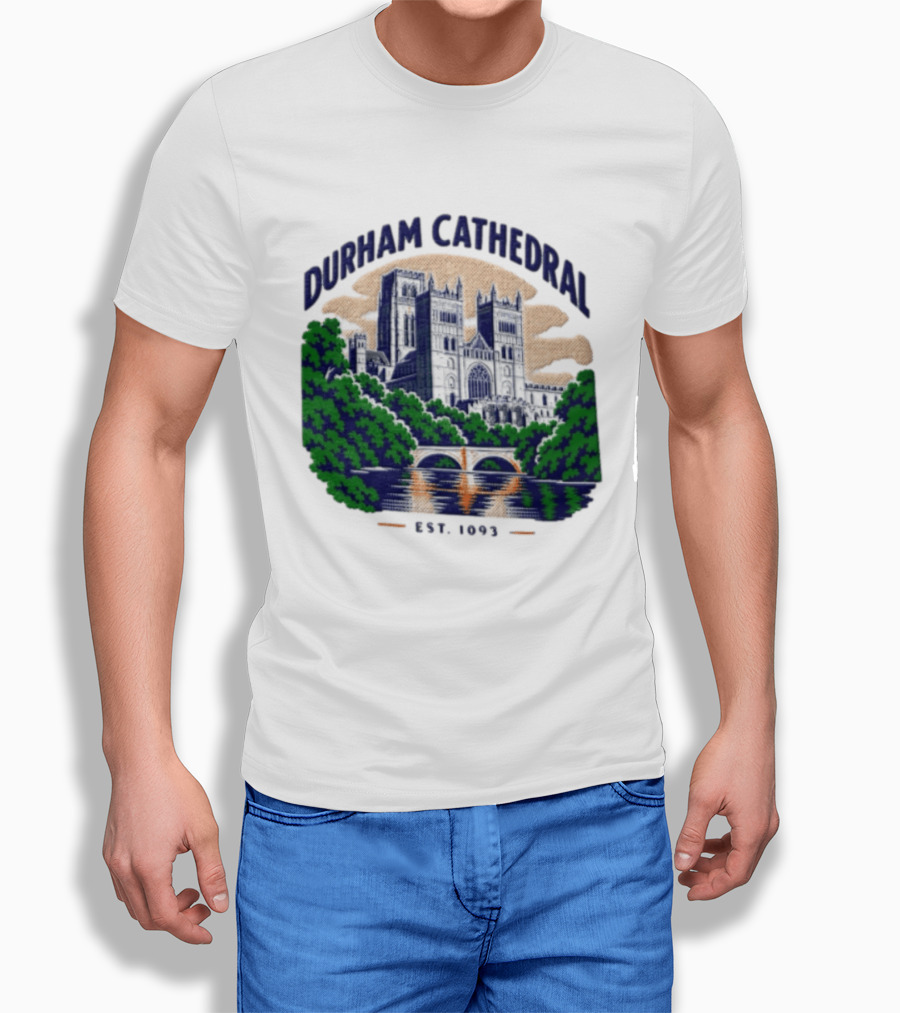 Durham Cathedral Est 1093 Iconic Landmark Travel Souvenir T-Shirt