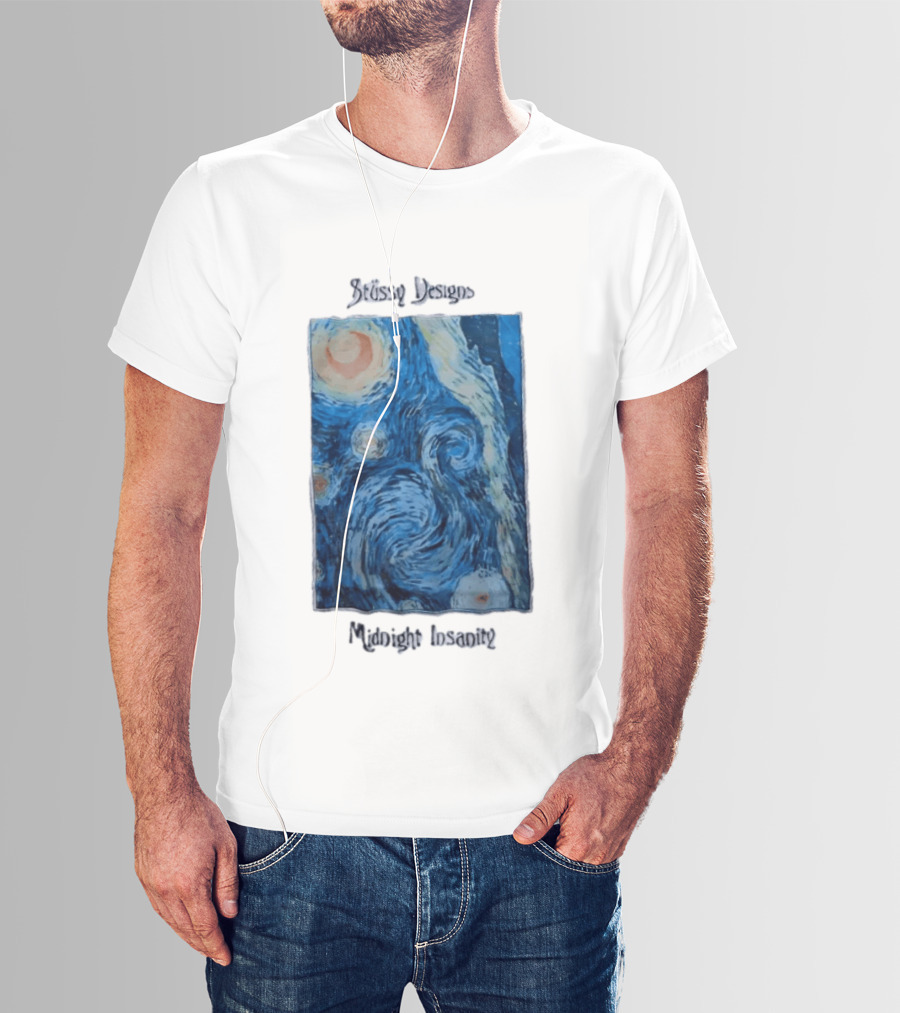 Stüssy Midnight Insanity The Starry Night T-Shirt