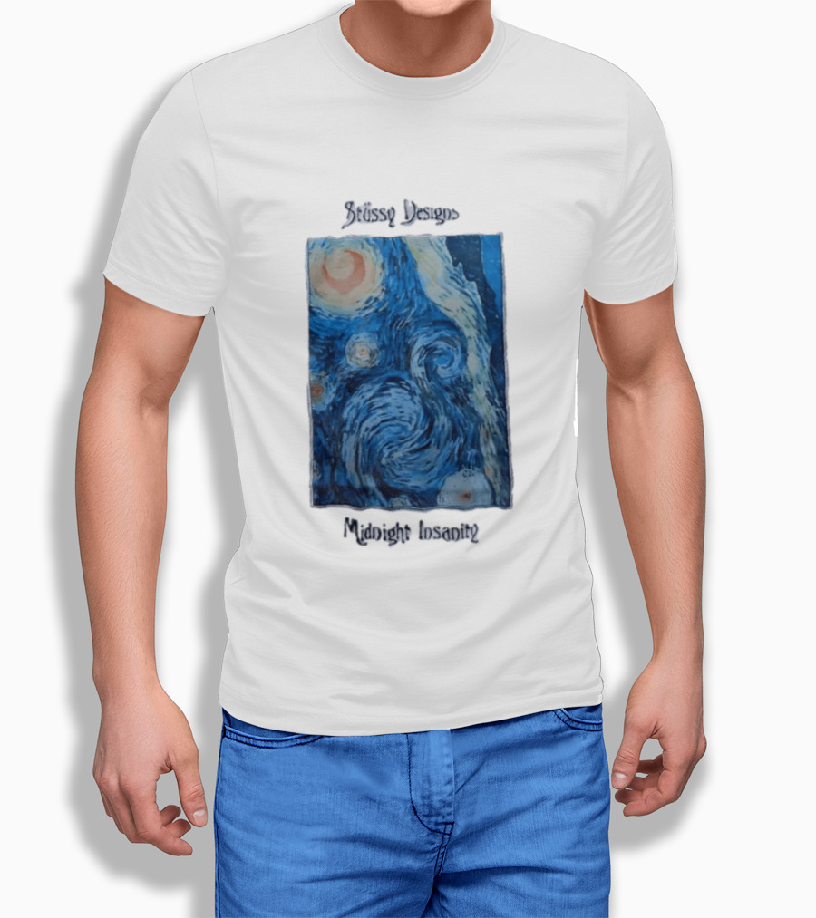Stüssy Midnight Insanity The Starry Night T-Shirt
