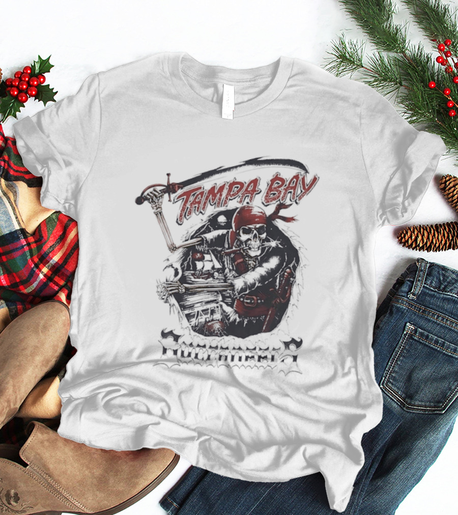 Tampa Bay Buccaneers Skeleton Pirate T-Shirt