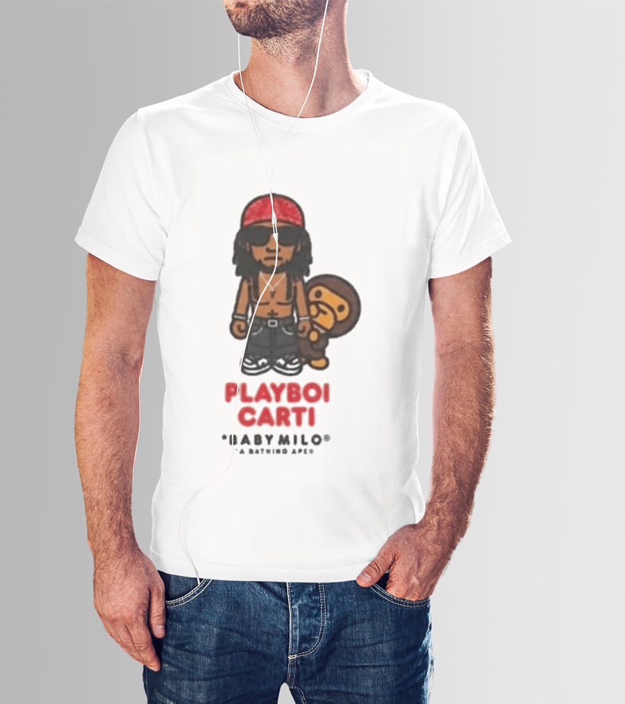 Playboi Carti Baby Milo A Bathing Ape Collaboration T-Shirt