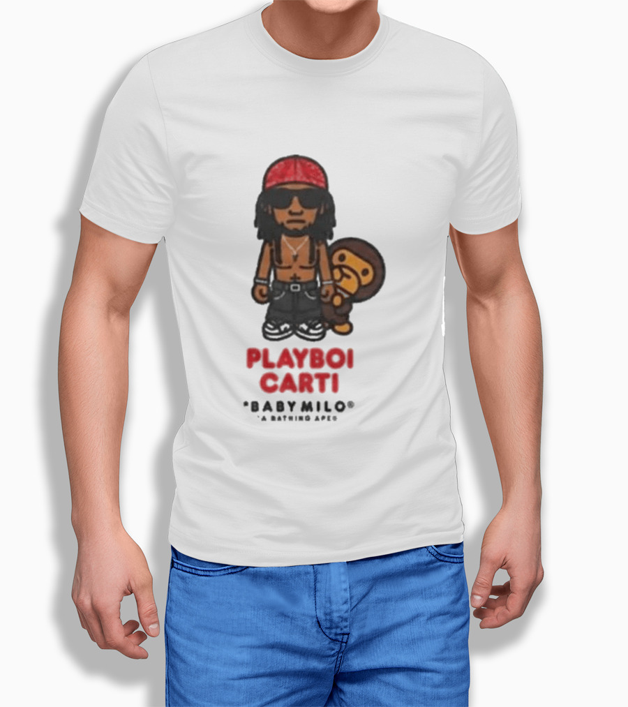 Playboi Carti Baby Milo A Bathing Ape Collaboration T-Shirt