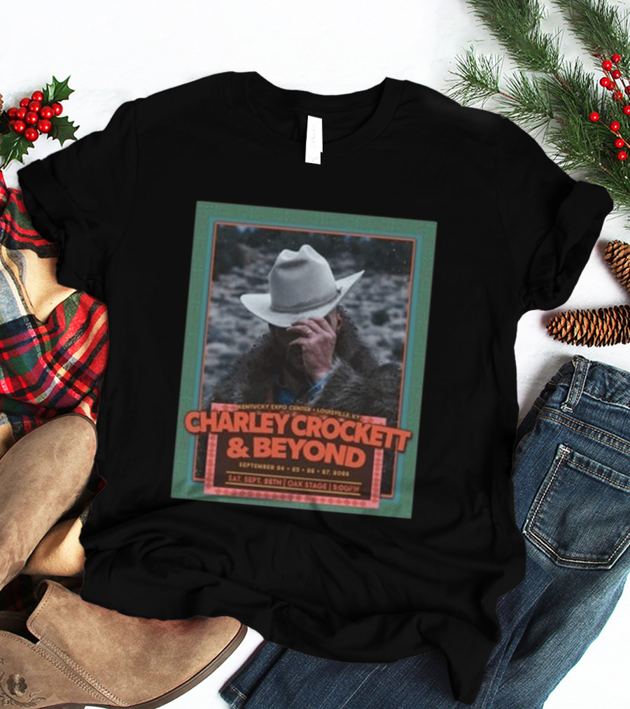 Charley Crockett & Beyond Kentucky Expo Center Louisville KY September 24 27 2026 Oak Stage Event T-Shirt