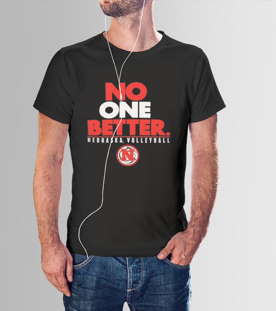 No One Better Nebraska Volleyball N T-Shirt