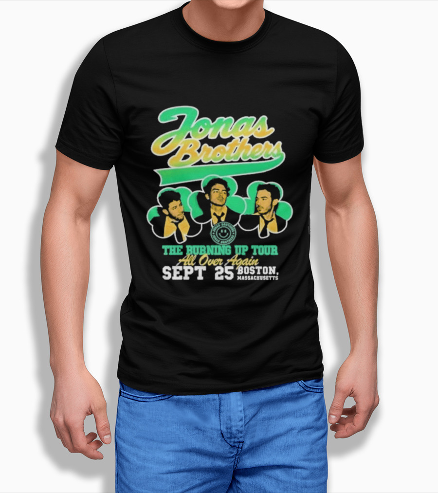 Jonas Brothers The Bringing Up Tour All Over Again Sept 25 Boston Massachusetts T-Shirt
