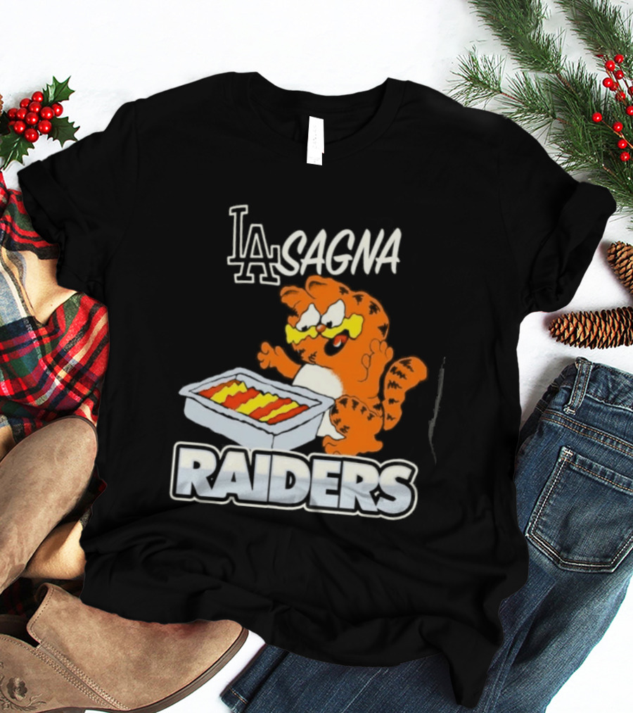 LA Lasagna Cat Raiders T-Shirt