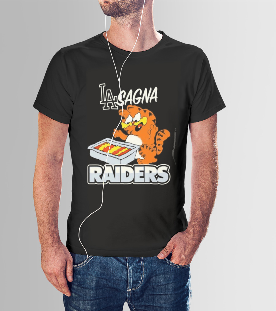 LA Lasagna Cat Raiders T-Shirt