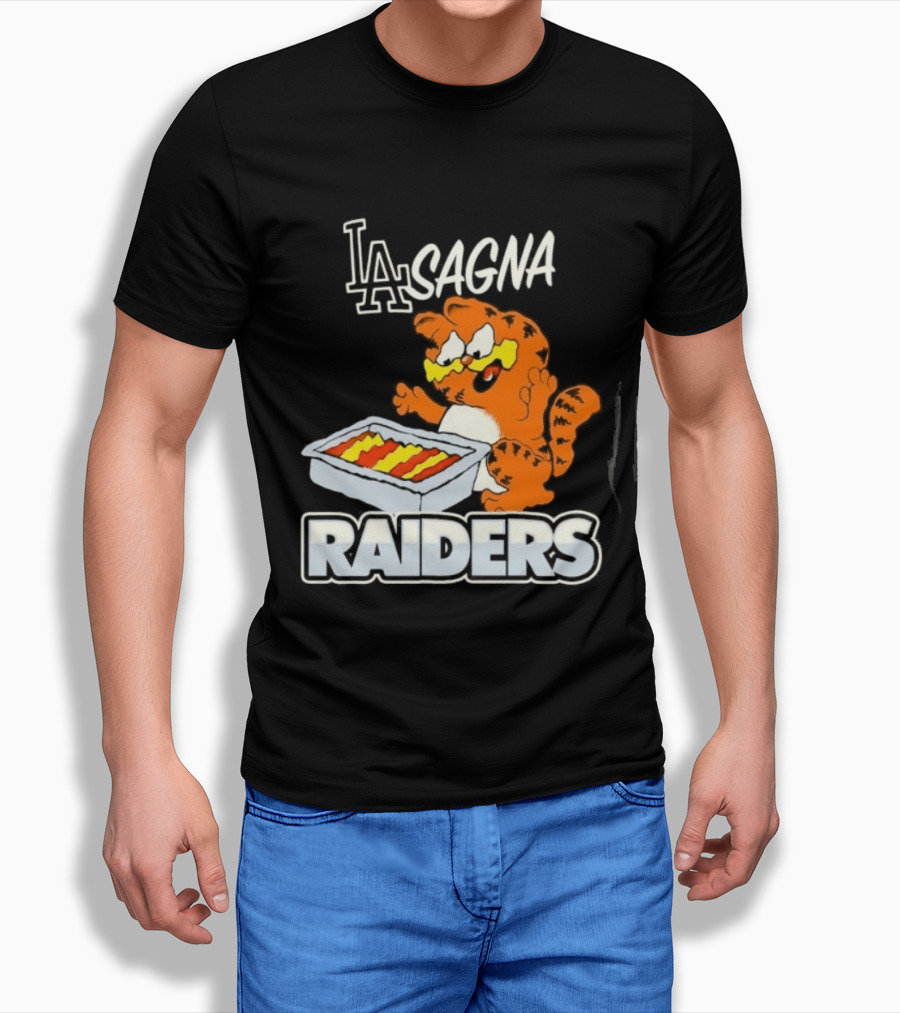 LA Lasagna Cat Raiders T-Shirt