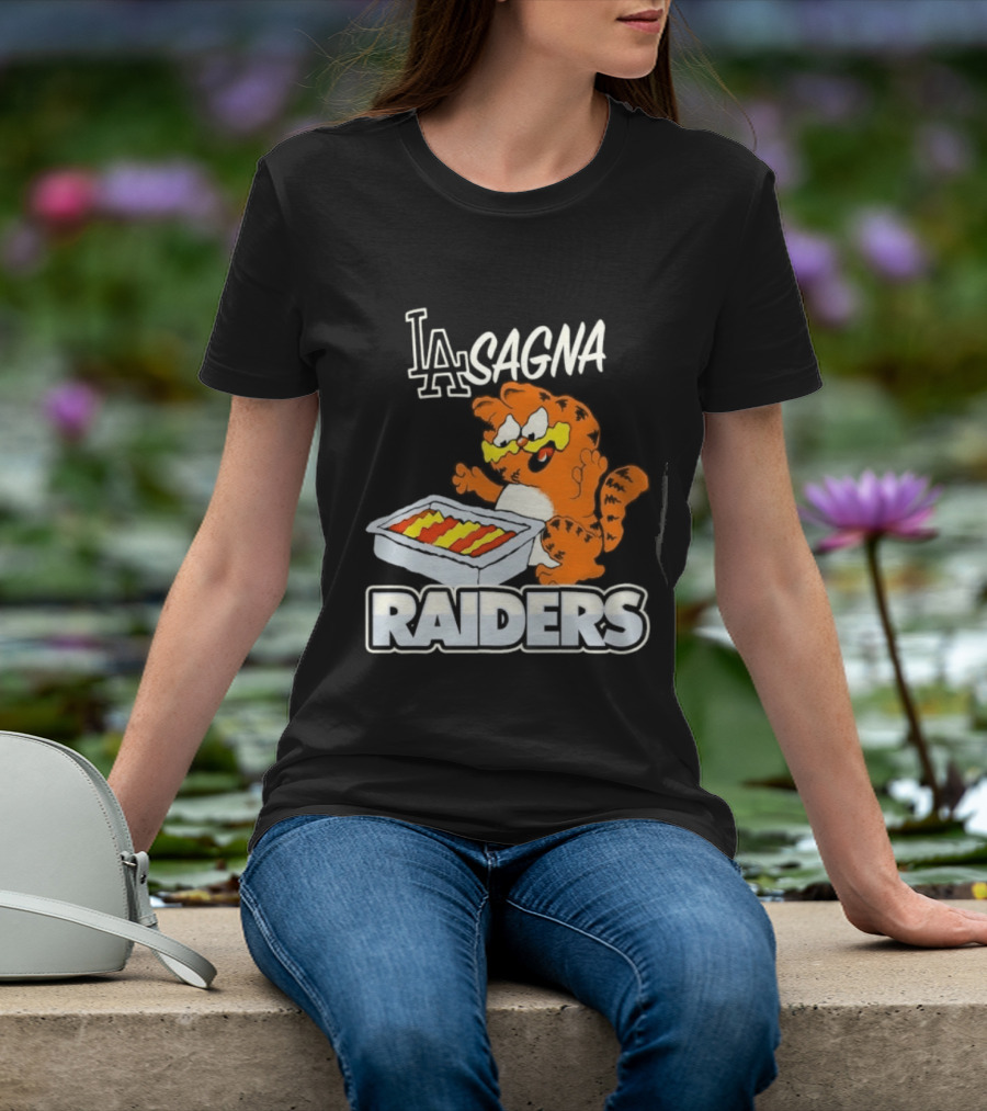 LA Lasagna Cat Raiders T-Shirt