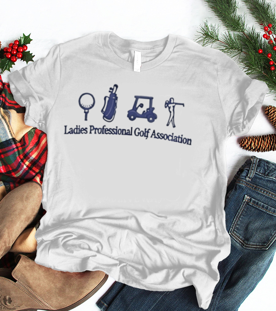Ladies Professional Golf Association Golf Bag And Cart T-Shirt