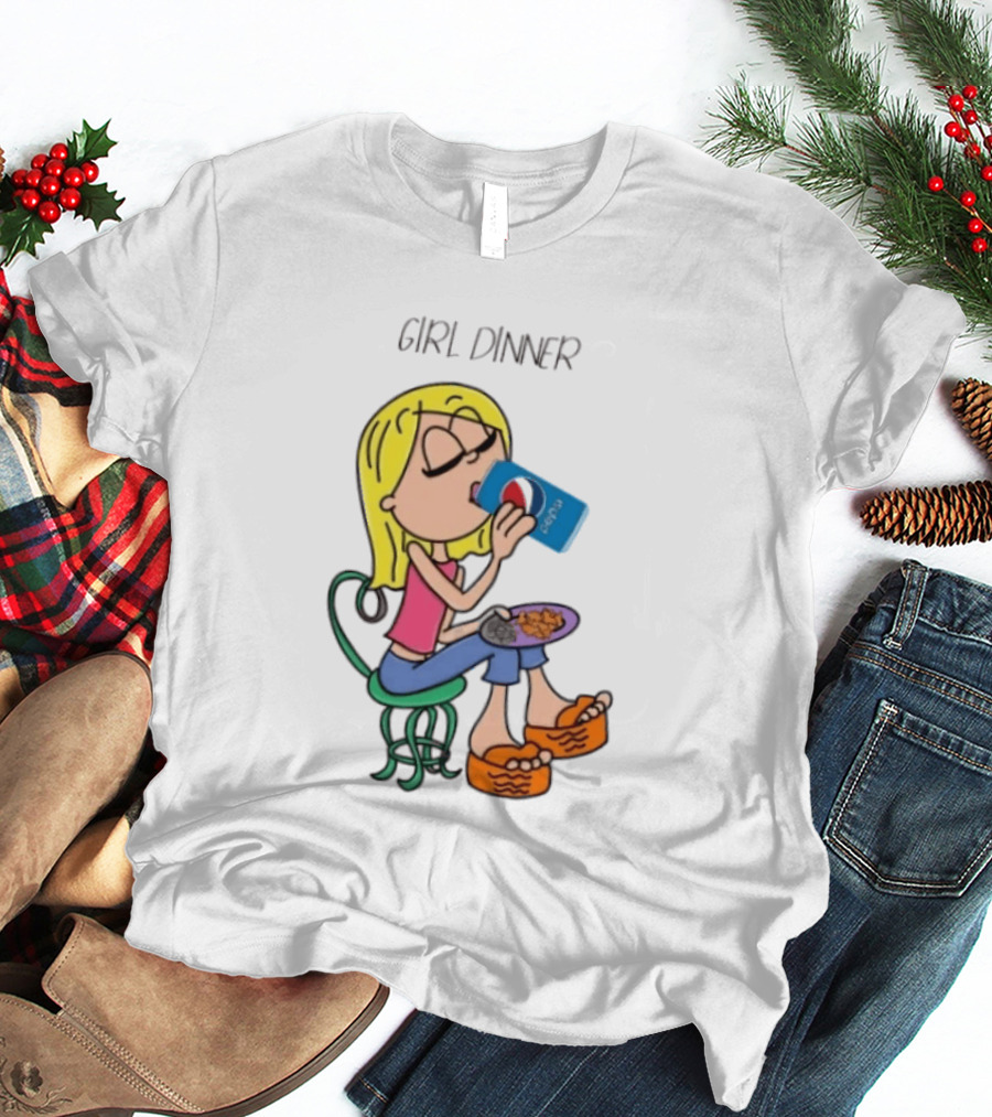 Lizzie McGuire Y2K Girl Dinner Pepsi Retro Fashion T-Shirt