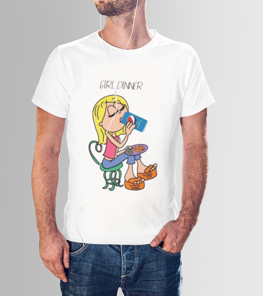 Lizzie McGuire Y2K Girl Dinner Pepsi Retro Fashion T-Shirt
