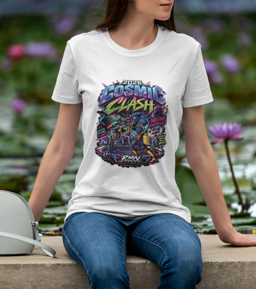 2026 Cosmic Clash Neon Nationals RMN Events T-Shirt