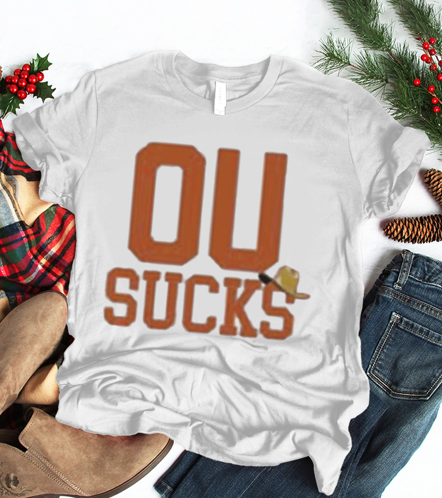 OU Sucks Texas Longhorn Rivalry T-Shirt