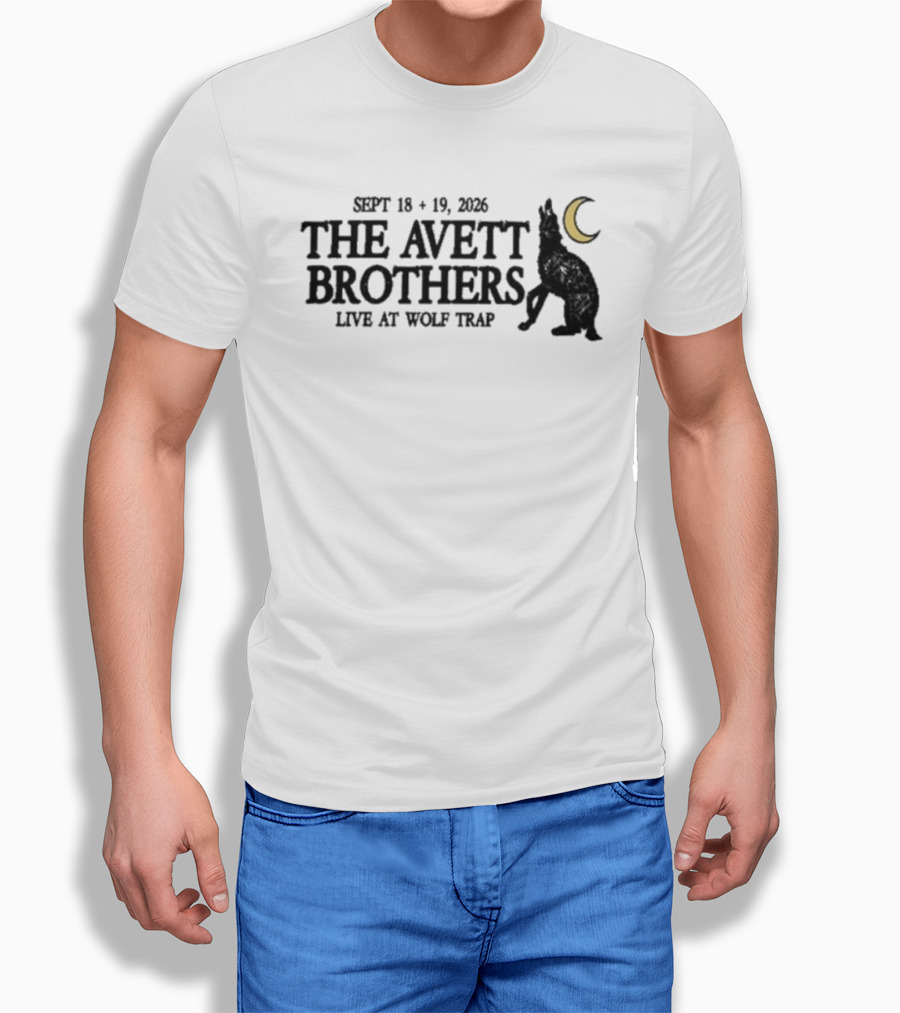 The Avett Brothers Live At Wolf Trap September 18 19 2026 T-Shirt