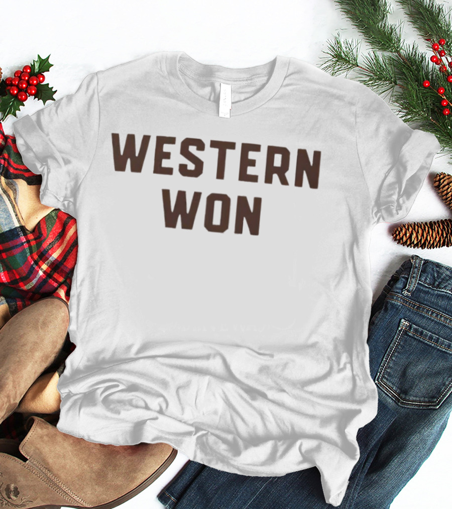 Western Won Bold Lettering T-Shirt