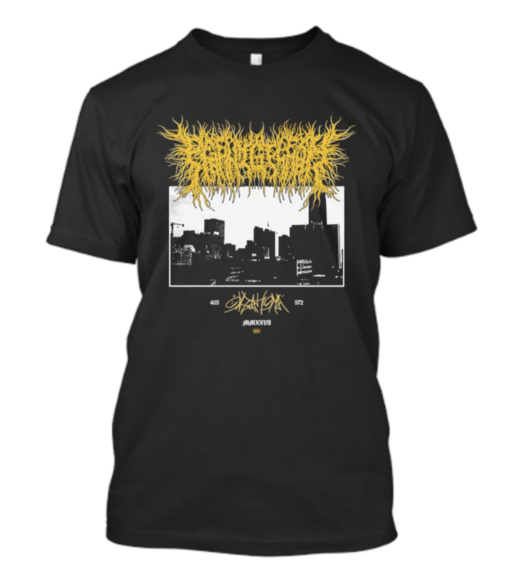 Deathoma 405 572 MMXXVI Cityscape Death Metal Amagiri Skreamxx T-Shirt