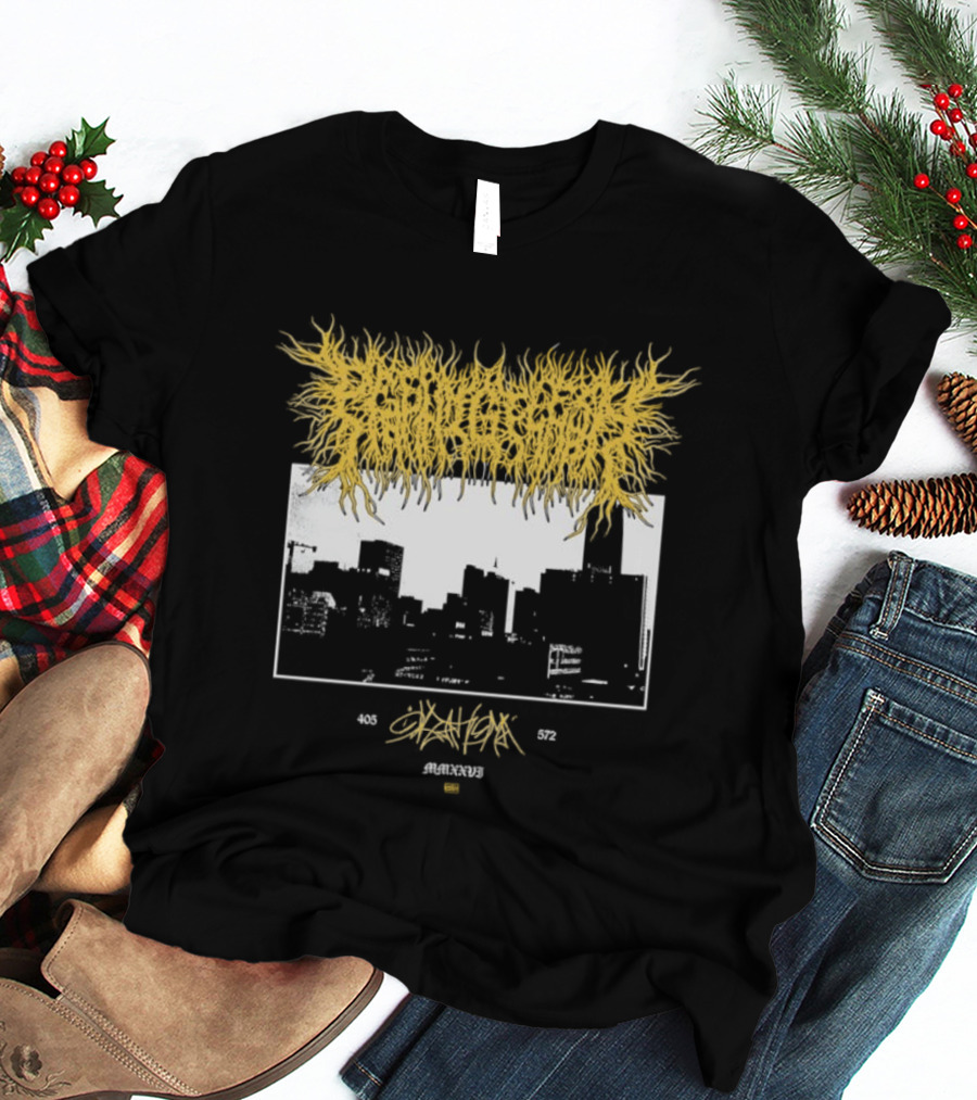 Deathoma 405 572 MMXXVI Cityscape Death Metal Amagiri Skreamxx T-Shirt