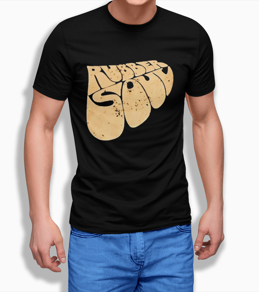 Distressed Rubber Soul Vintage Classic Rock T-Shirt