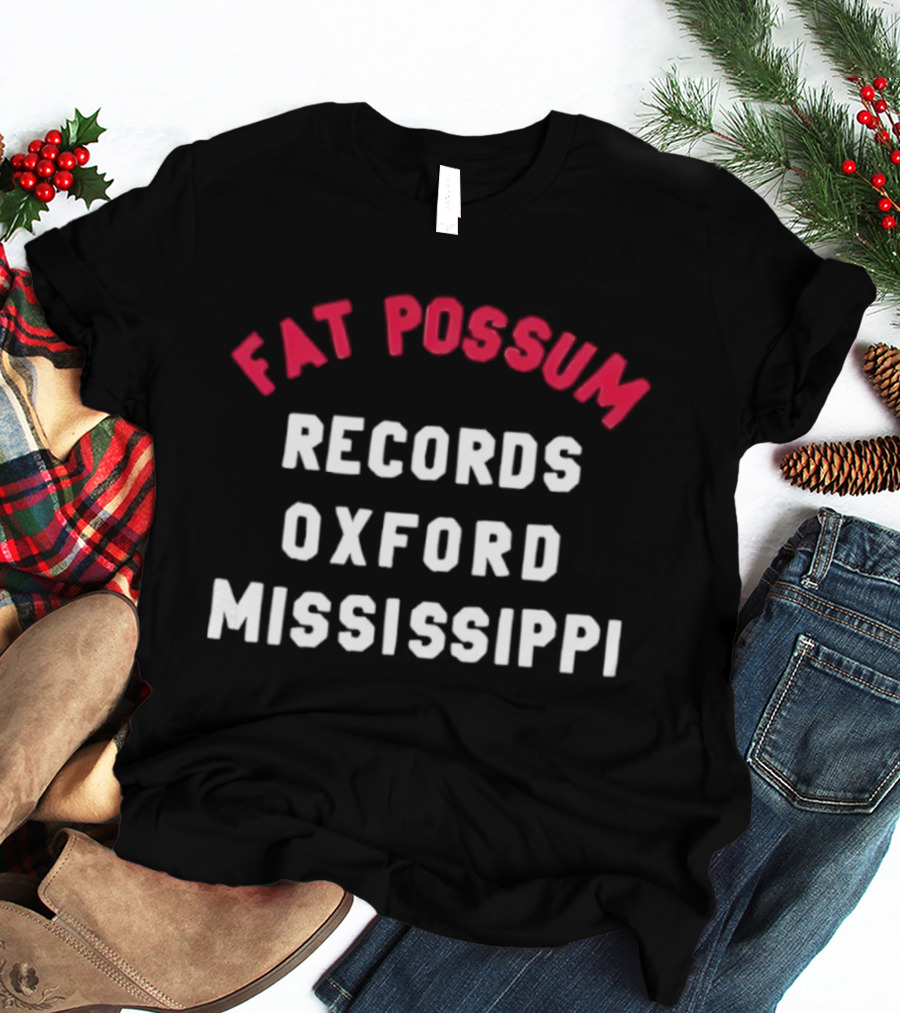 Fat Possum Records Oxford Mississippi Music Label T-Shirt