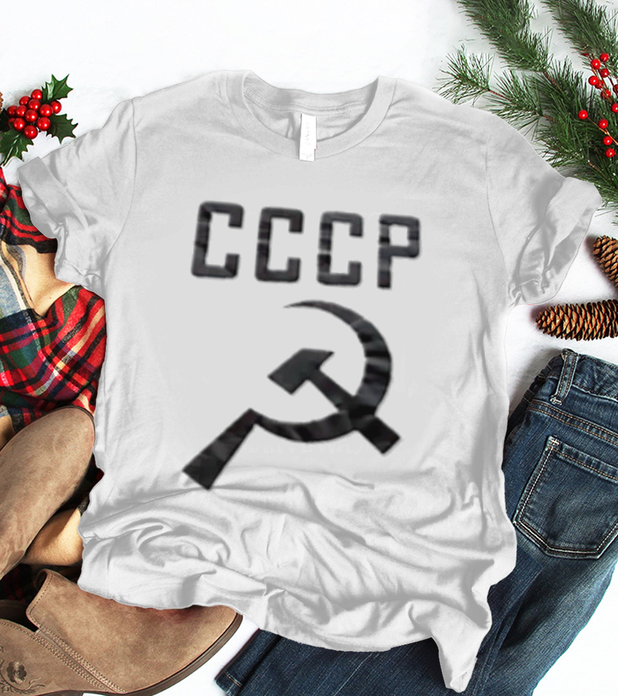 CCCP Black Hammer And Sickle T-Shirt