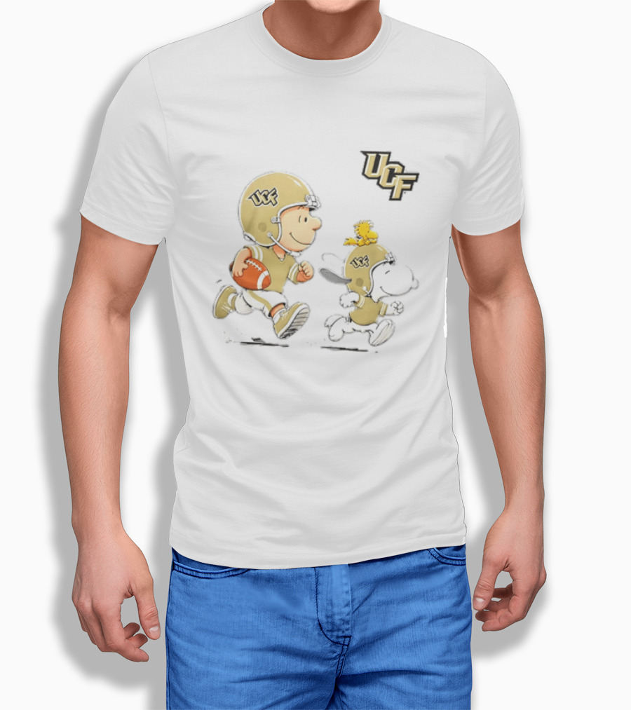 Charlie Brown Snoopy Woodstock UCF Knights Football 2026 T-Shirt