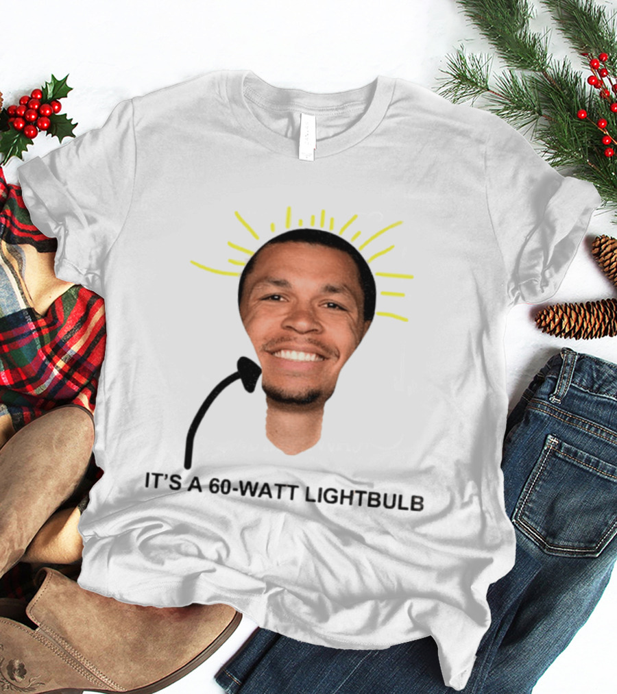 Cyclones NCAAB Jacob Lyftogt It's A 60 Watt Lightbulb Man Face Lightbulb Shape T-Shirt