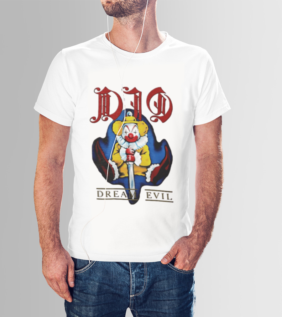 Dio Dream Evil Clown Holding Sword T-Shirt