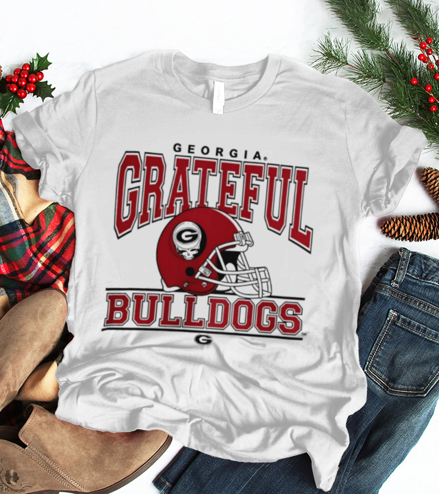 Georgia Grateful Dead Bulldogs Steal Your Helmet T-Shirt