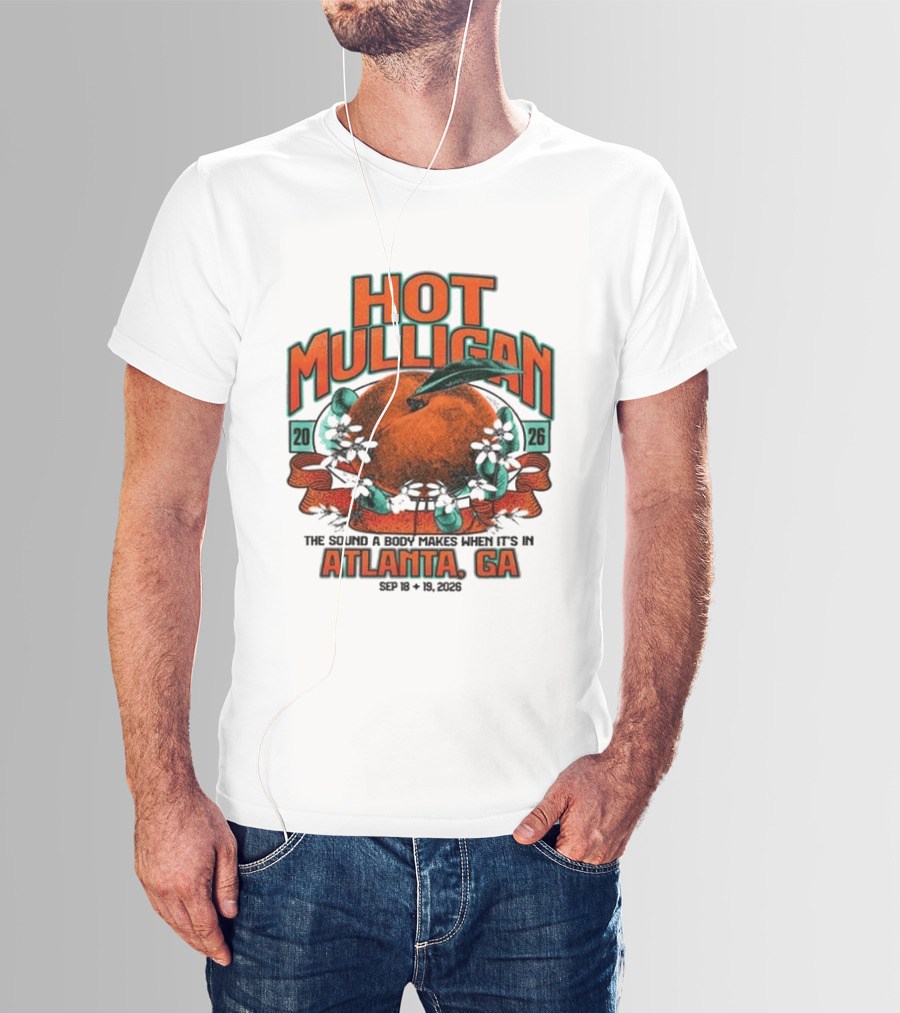 Hot Mulligan The Sound A Body Makes Atlanta GA 2026 Sep 18 19 T-Shirt