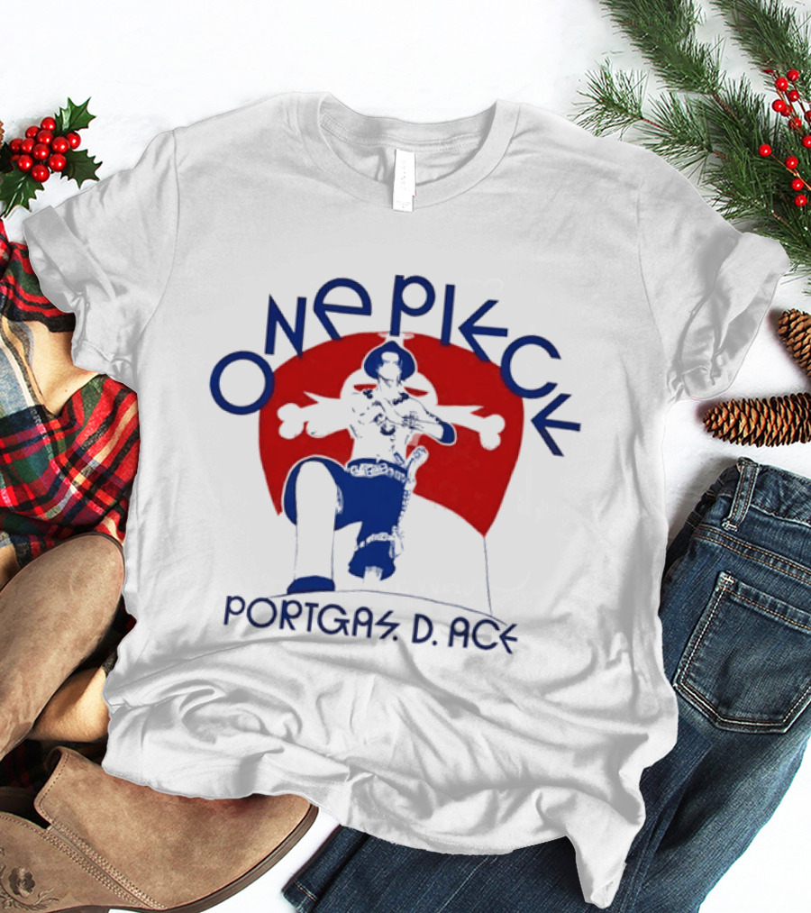 One Piece Portgas D Ace Manga Anime T-Shirt
