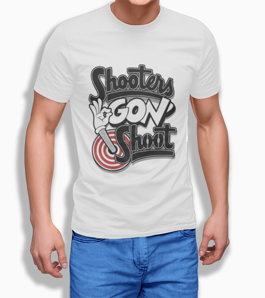 Shooters Gon Shoot Basketball Target Shooter Mentality T-Shirt