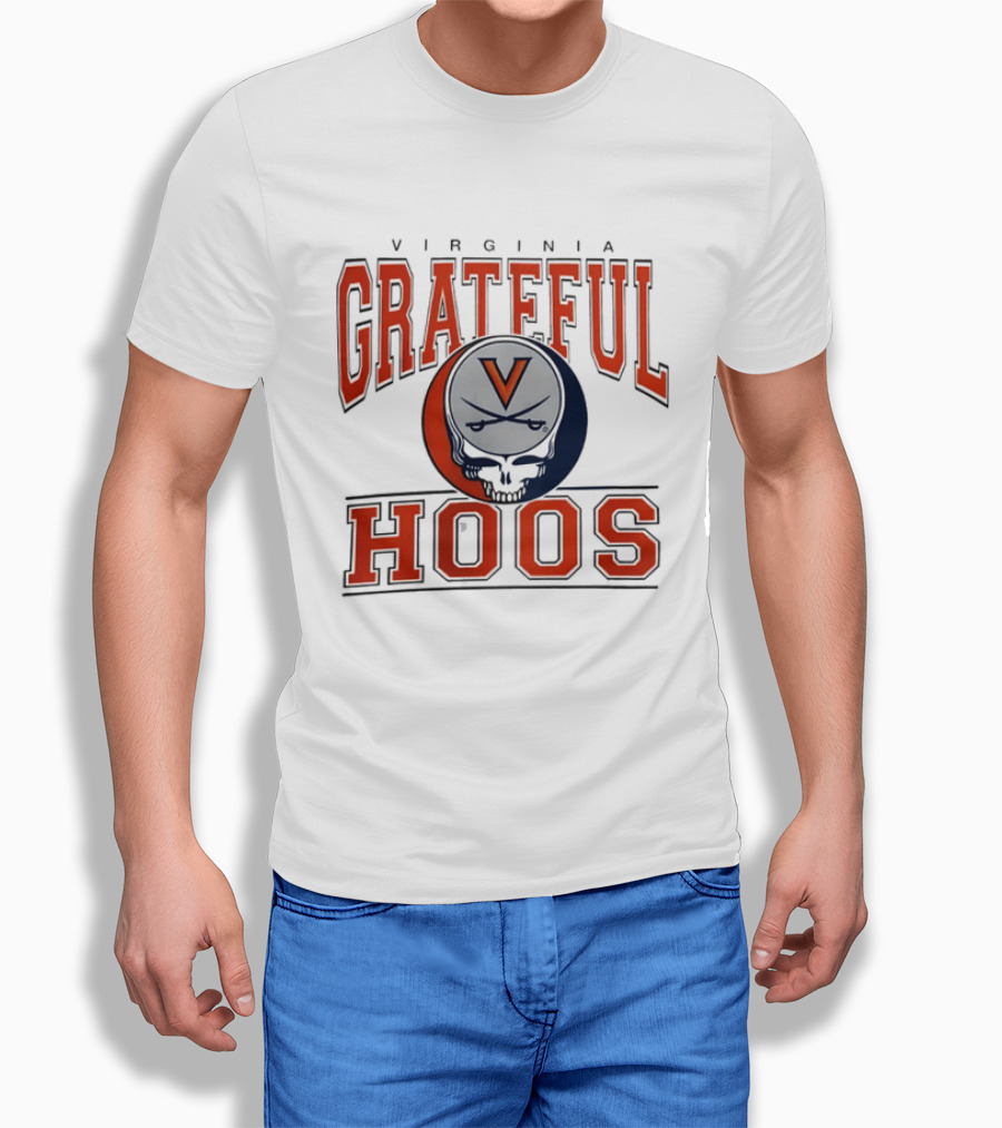Virginia Cavaliers Grateful Dead Grateful Hoos Steal Your Helmet T-Shirt