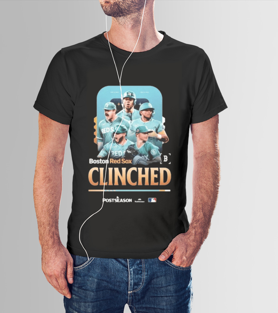 Boston Red Sox Clinched Postseason 2026 MLB T-Shirt