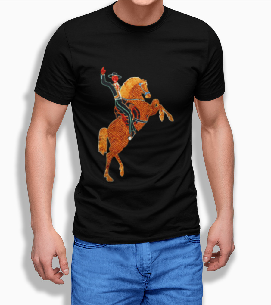 Las Vegas Cowboy Neon Sign T-Shirt