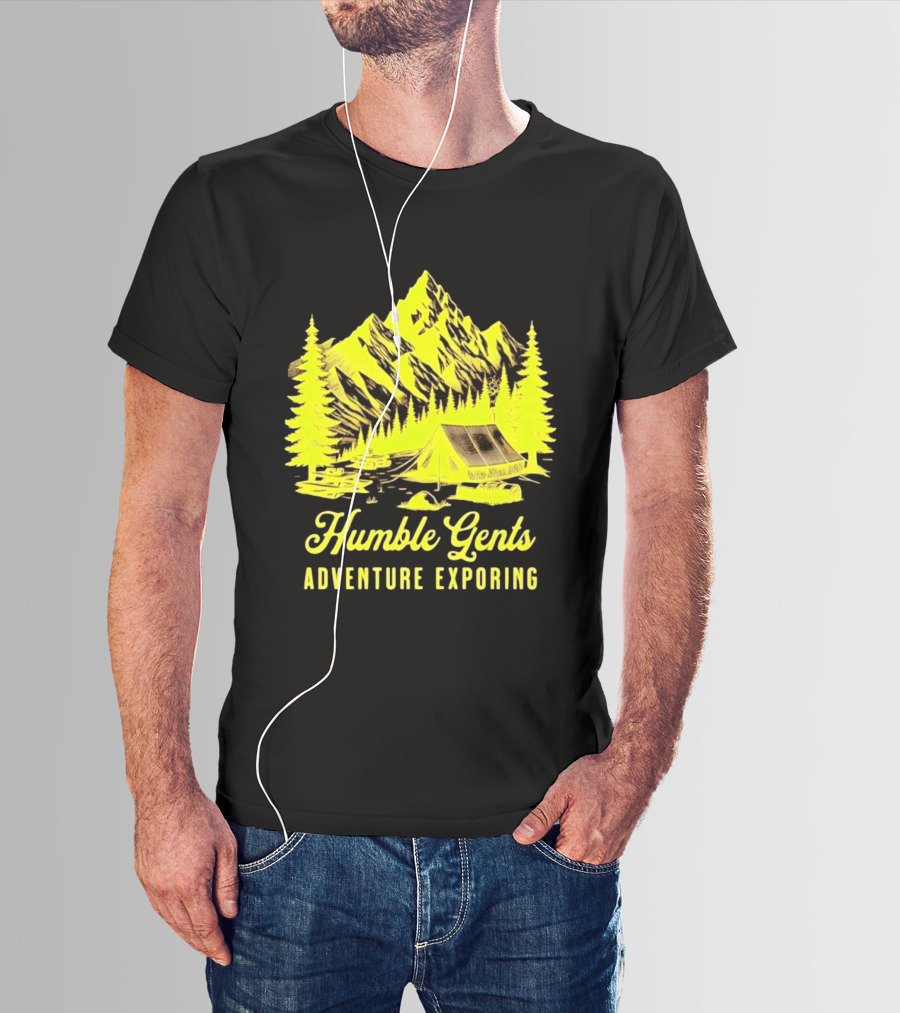 Humble Gents Adventure Exploring Mountain Camping T-Shirt