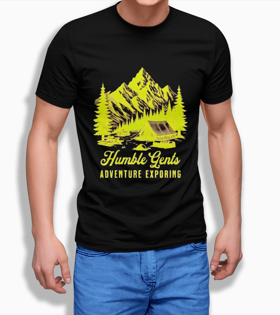 Humble Gents Adventure Exploring Mountain Camping T-Shirt