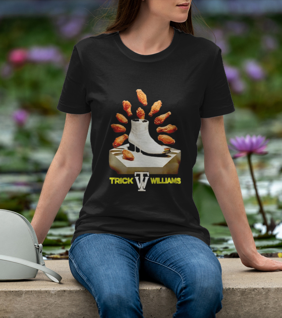 Trick Williams WWE Lemon Pepper Steppers Chicken Boot T-Shirt
