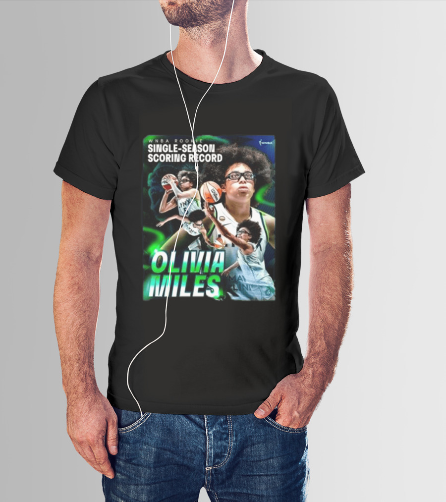 WNBA Rookie Single Season Scoring Record Olivia Miles T-Shirt