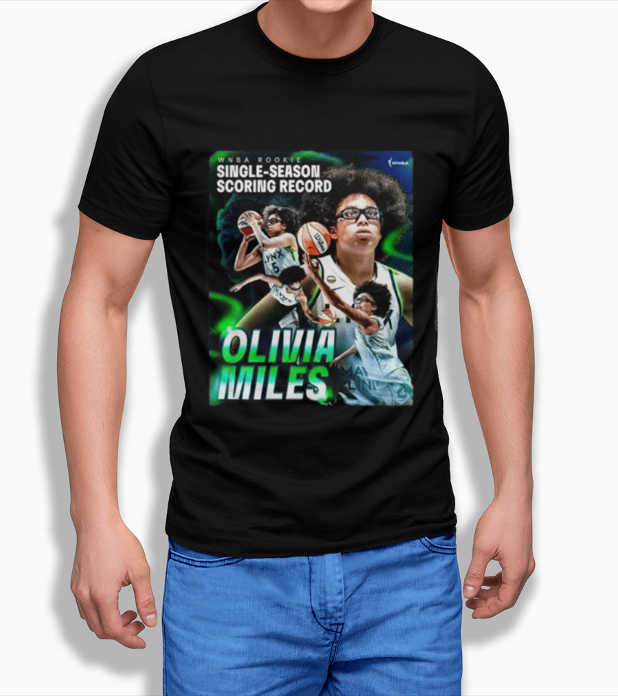 WNBA Rookie Single Season Scoring Record Olivia Miles T-Shirt