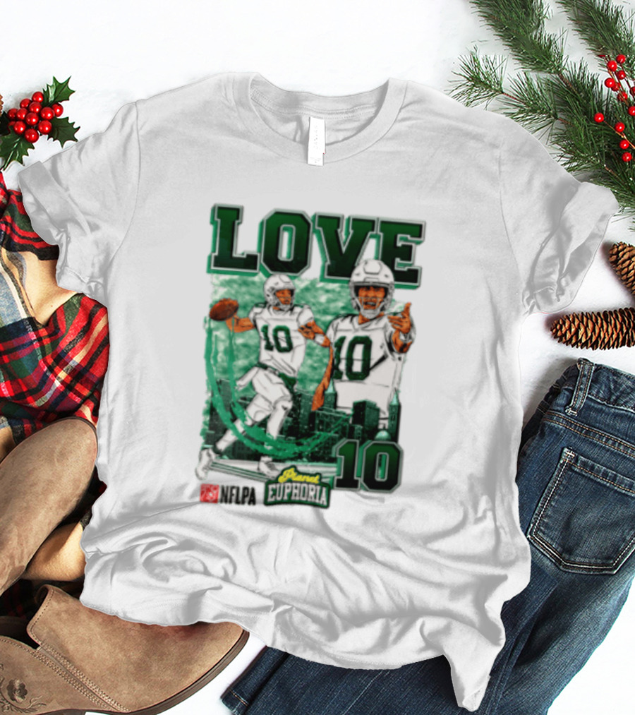 Jordan Love 10 NFLPA Euphoria Player Edition T-Shirt