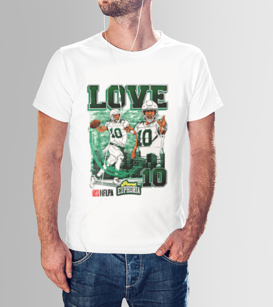 Jordan Love 10 NFLPA Euphoria Player Edition T-Shirt